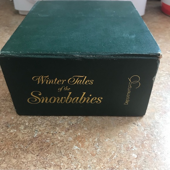 Vintage 1986 Dept 56 SNOWBABIES "I'm Making Snowballs" w/ Box - Picture 12 of 13